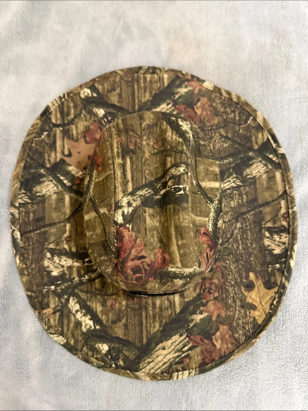 Mossy Oak Camouflage Safari Hat in Olive and Brown